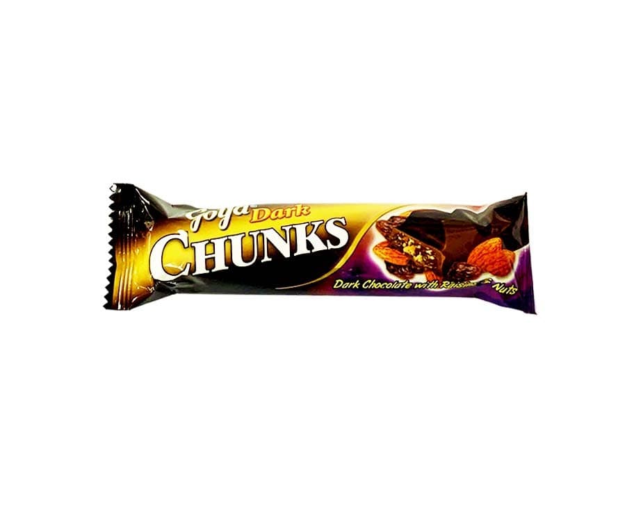 Goya Chunks Dark Chocolate with Raisins & Nuts 34g