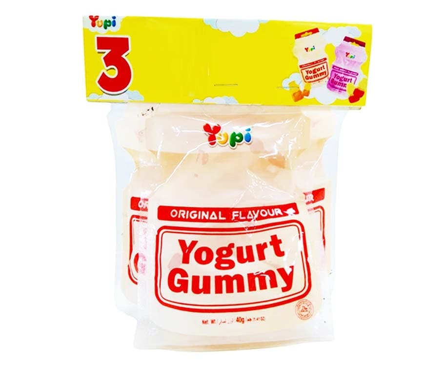 Yupi Yogurt Gummy Original Flavor (3packs x 40g)