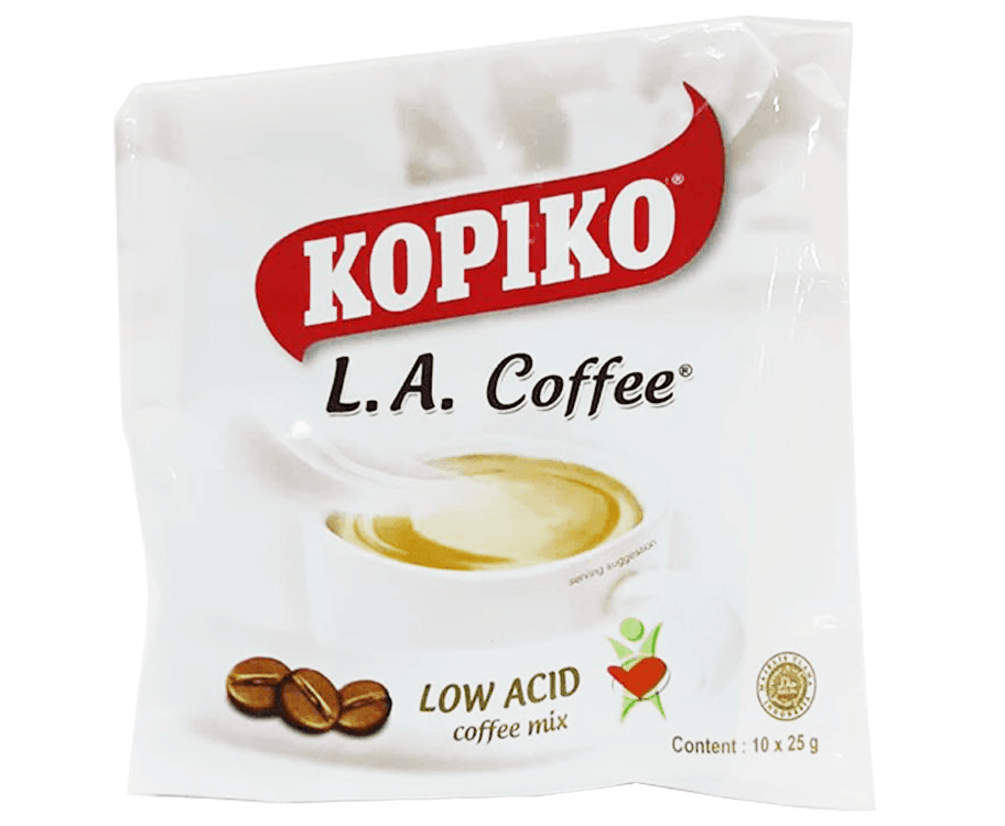 Kopiko L.A. Coffee Low Acid Coffee Mix (10 Packs x 25g)