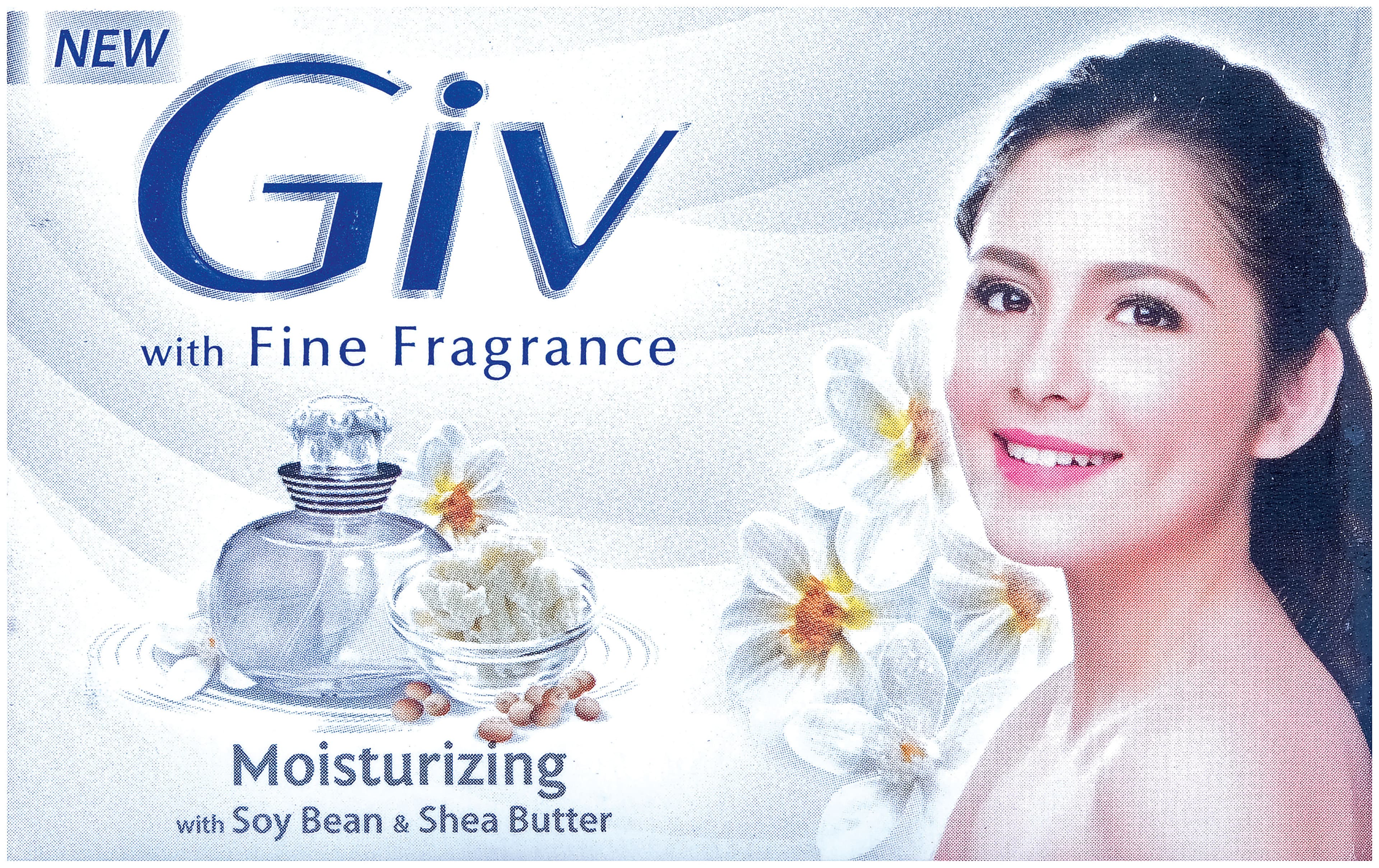GIV with Fine Fragrance Moisturizing with Soy Bean & Shea Butter 76g