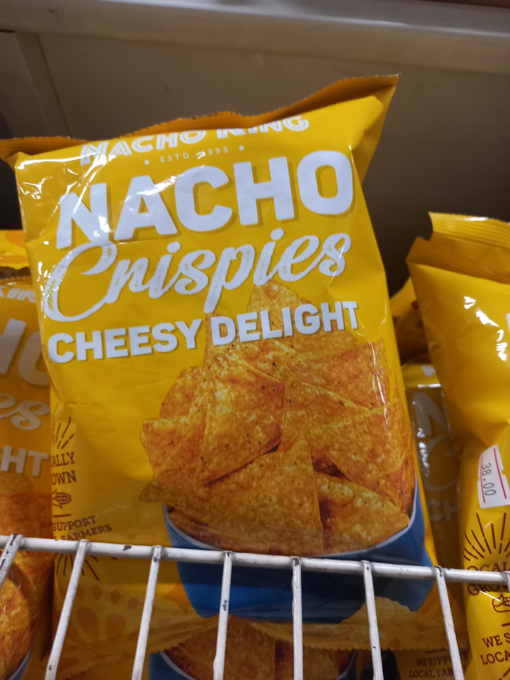 Nacho king crispies cheesy delight 70g