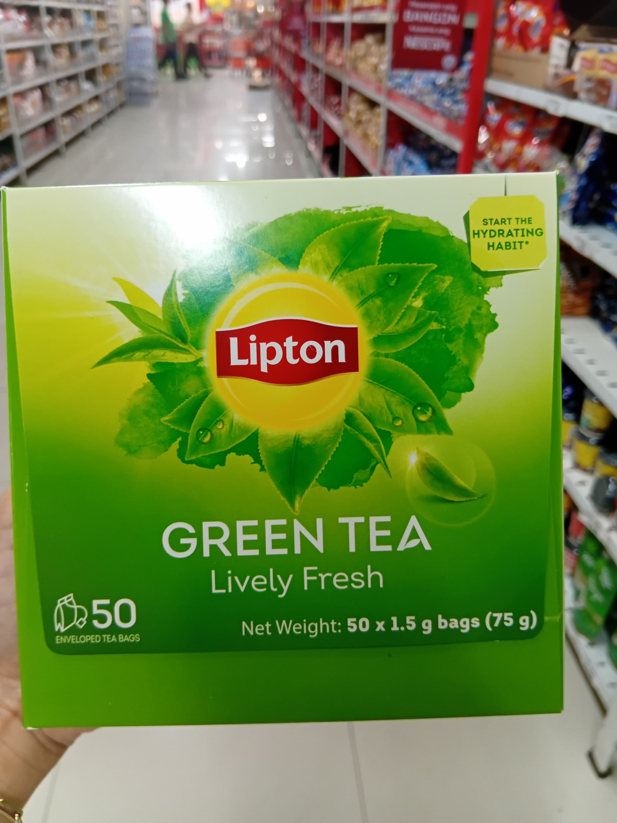 Lipton Green Tea Lively Fresh 1.5g(75g) 50s