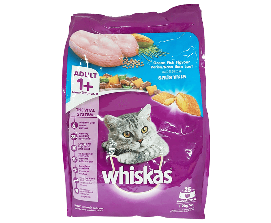 Whiskas Ocean Fish Adult 1+ Years 1.2kg