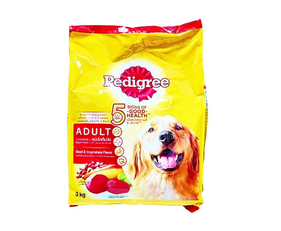 Pedigree Adult Beef & Vegetables Flavor 3kg
