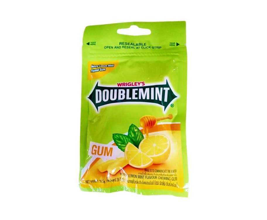 Wrigley's Doublemint Lemon Mint Flavour Chewing Gum 36.5g