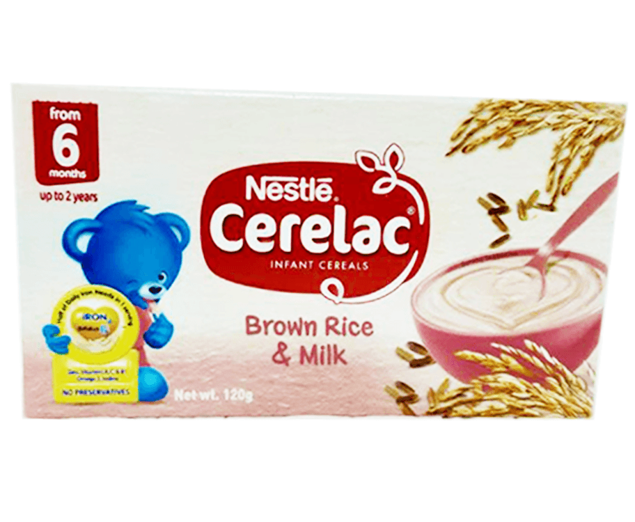 Nestlé Cerelac Infant Cereals Brown Rice & Milk 120g