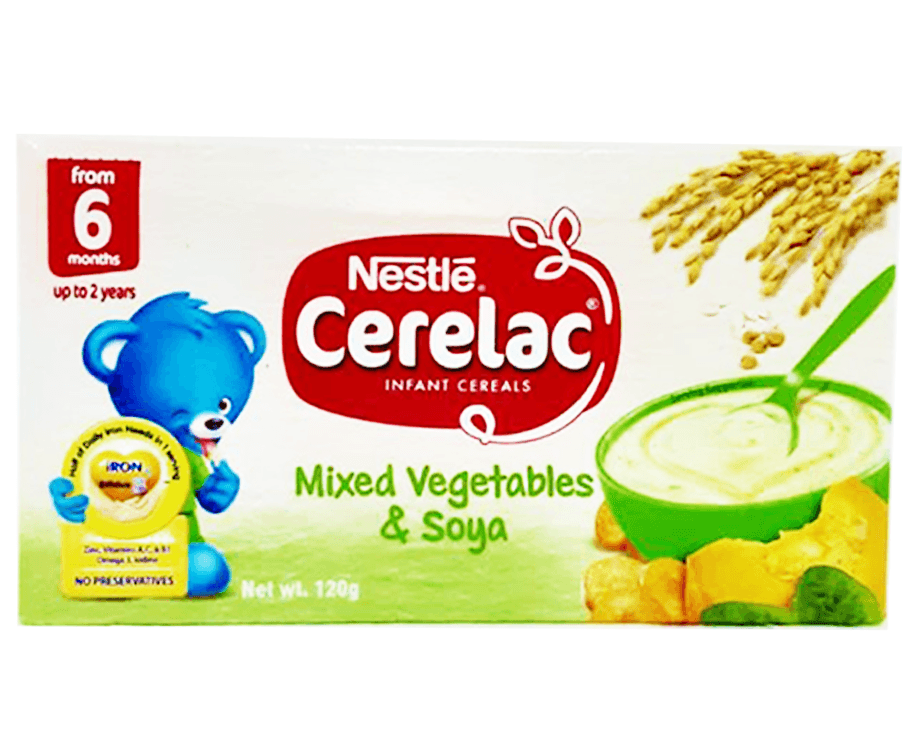 Nestlé Cerelac Infant Cereals Mixed Vegetables & Soya 120g
