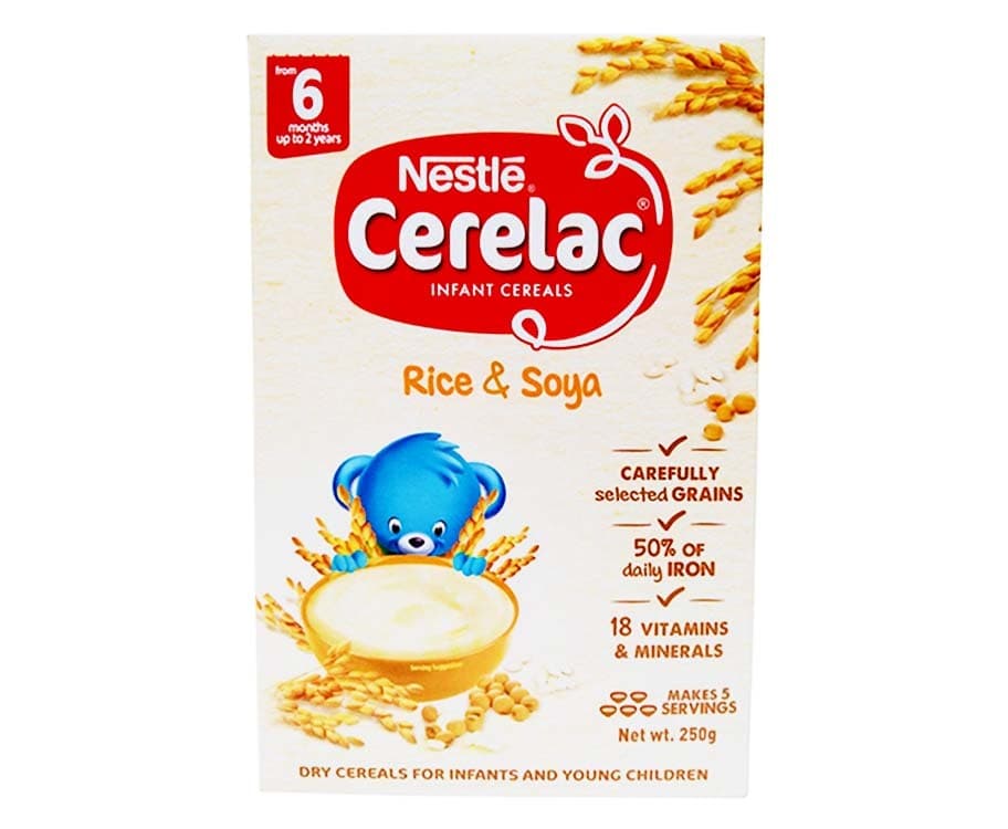 Nestlé Cerelac Infant Cereals Rice & Soya 250g